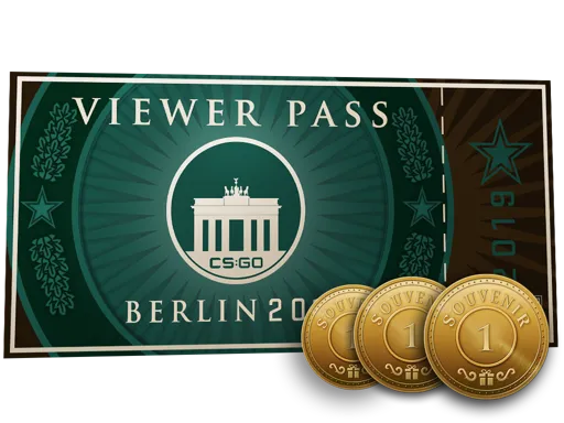 柏林2019观众通行证+3枚纪念品代币