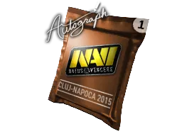 亲笔签名胶囊 | Natus Vincere | 2015年克卢日-纳波卡锦标赛