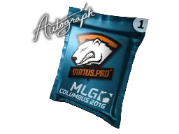 亲笔签名胶囊 | Virtus.Pro | 2016年 MLG 哥伦布锦标赛