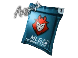 亲笔签名胶囊 | G2 Esports | 2016年 MLG 哥伦布锦标赛