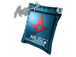 亲笔签名胶囊 | Astralis | 2016年 MLG 哥伦布锦标赛