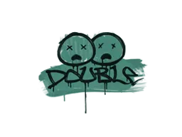 封装的涂鸦 | 双杀 (暗绿)