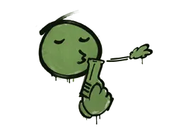 封装的涂鸦 | 快枪手 (军绿)