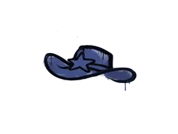 封装的涂鸦 | 警帽 (靛蓝)
