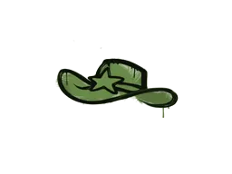 封装的涂鸦 | 警帽 (军绿)