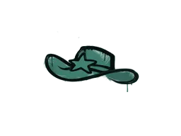封装的涂鸦 | 警帽 (暗绿)