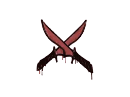 封装的涂鸦 | X 双刀 (血红)
