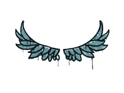 封装的涂鸦 | 翅膀 (群青)