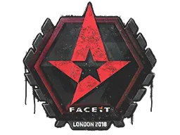 封装的涂鸦 | Astralis | 2018年伦敦锦标赛