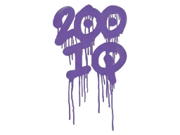 封装的涂鸦 | 智商200 (暗紫)