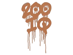 封装的涂鸦 | 智商200 (黄褐)
