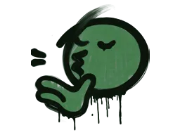 封装的涂鸦 | 厨师之吻 (深绿)