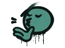 封装的涂鸦 | 厨师之吻 (暗绿)