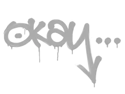 封装的涂鸦 | 不错 (灰色)