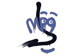 封装的涂鸦 | MP9压枪 (靛蓝)