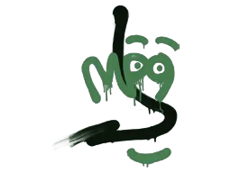 封装的涂鸦 | MP9压枪 (深绿)