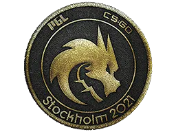 布章 | Team Spirit （金色） | 2021年斯德哥尔摩锦标赛