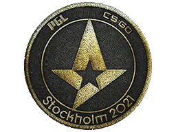 布章 | Astralis （金色） | 2021年斯德哥尔摩锦标赛