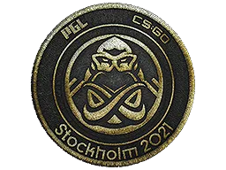 布章 | ENCE （金色） | 2021年斯德哥尔摩锦标赛