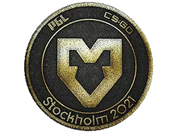 布章 | MOUZ （金色） | 2021年斯德哥尔摩锦标赛
