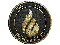布章 | Copenhagen Flames （金色） | 2021年斯德哥尔摩锦标赛