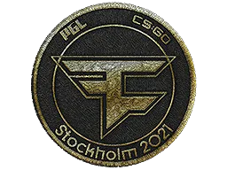 布章 | FaZe Clan （金色） | 2021年斯德哥尔摩锦标赛