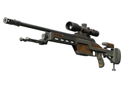 SSG 08 | 橙黄镂刻 (久经沙场)