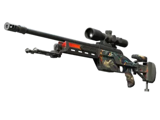 SSG 08 | 炎龙之焰 (久经沙场)
