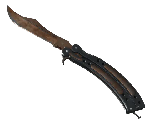 蝴蝶刀（★ StatTrak™） | 外表生锈 (破损不堪)