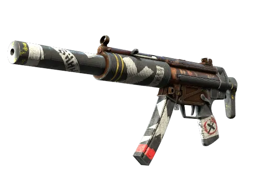 MP5-SD（StatTrak™） | 猛烈冲锋 (久经沙场)