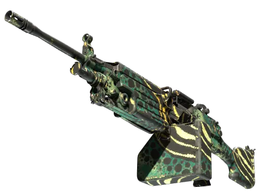 M249 | 翠绿箭毒蛙 (略有磨损)