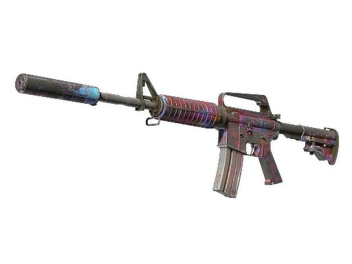 M4A1消音版 | 故障艺术 (略有磨损)