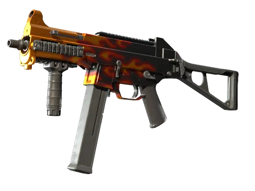 UMP-45 | 炽烈之炎 (略有磨损)