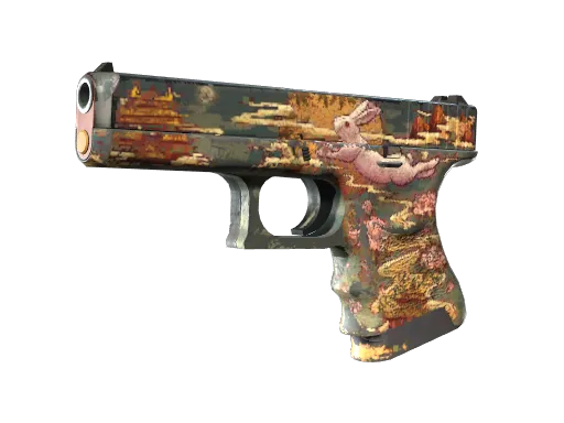 格洛克18型（StatTrak™） | 圆影玉兔 (久经沙场)