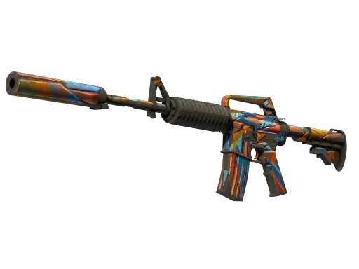 M4A1消音版（StatTrak™） | 破碎铅秋 (久经沙场)