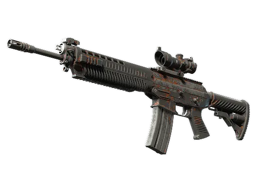 SG 553 | 篮纹半调 (久经沙场)