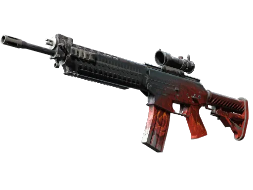SG 553（StatTrak™） | 黯翼 (久经沙场)