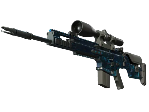 SCAR-20 | 蓝洞 (略有磨损)