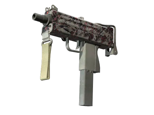 MAC-10 | 绯红镂刻 (破损不堪)