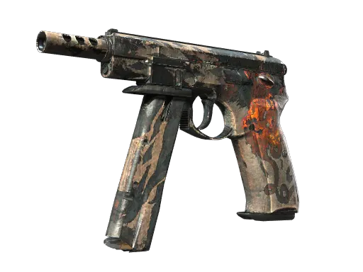 CZ75自动型（StatTrak™） | 短趾雕 (破损不堪)