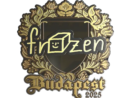 印花 | frozen（金色）| 2025年布达佩斯锦标赛
