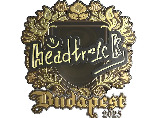 印花 | headtr1ck（金色）| 2025年布达佩斯锦标赛