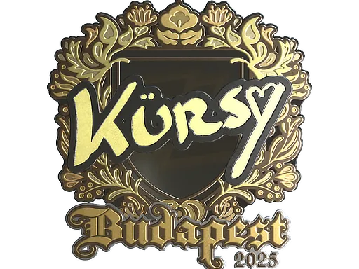 印花 | Kursy（金色）| 2025年布达佩斯锦标赛