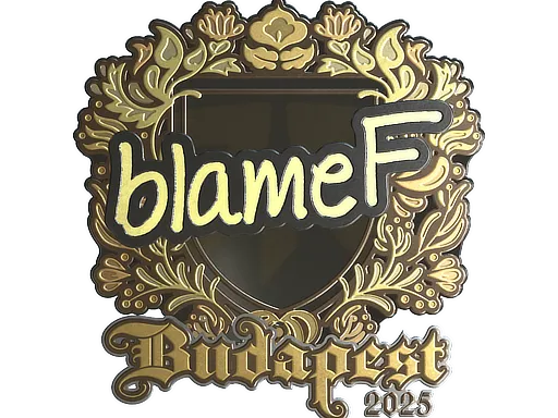 印花 | blameF（金色）| 2025年布达佩斯锦标赛