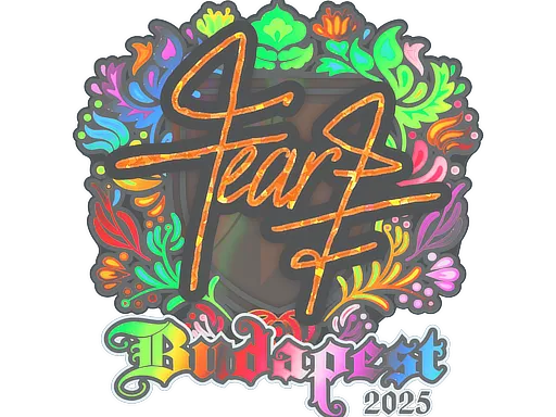 印花 | fEAR（全息）| 2025年布达佩斯锦标赛