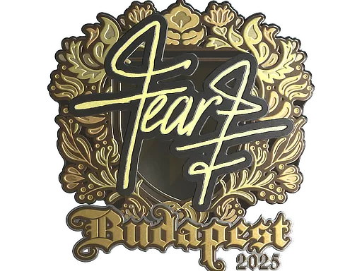 印花 | fEAR（金色）| 2025年布达佩斯锦标赛