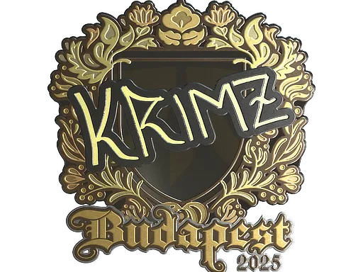 印花 | KRIMZ（金色）| 2025年布达佩斯锦标赛