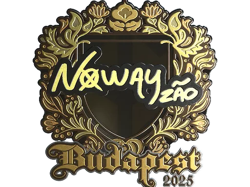 印花 | noway（金色）| 2025年布达佩斯锦标赛