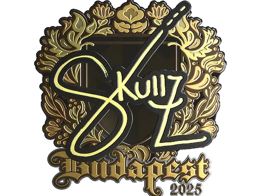 印花 | skullz（金色）| 2025年布达佩斯锦标赛