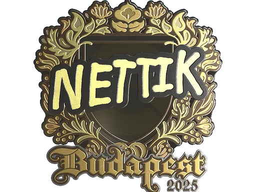 印花 | nettik(金色)| 2025年布达佩斯锦标赛